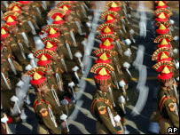 展示印度軍事力量和文化傳統的大游行