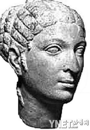 古羅馬考古發現之埃及豔后頭像