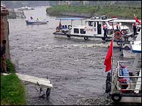 中國京杭大運河受到嚴重污染（新華社圖片）