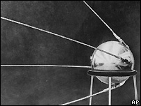 蘇聯在1957年發射地球第一顆人造衛星