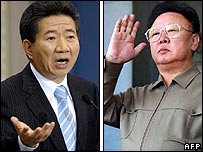 盧武鉉與金正日周三舉行了首腦會晤