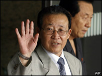 六方會談朝鮮代表團團長金桂冠抵達北京。