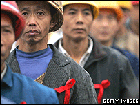 中國也試圖在城市流動人口中推廣預防艾滋病知識。