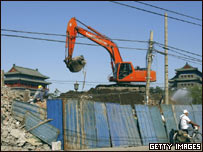 中國否認奧運導致居民遭迫遷