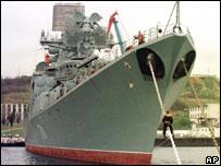 黑海艦隊目前留駐在莫斯科租用的烏克蘭軍港