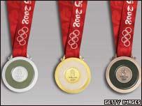 2008北京奧運會金、銀、銅獎牌