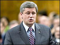 加拿大總理哈珀經常批評中國的人權紀錄