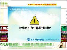 中國網民因防火牆而不能登陸很多網站