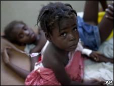海地霍亂流行，老人和兒童都屬高危人群。