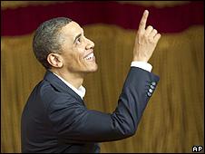 奧巴馬宣佈在2012年競選連任。