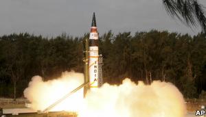 印度媒體稱烈火5型導彈的射程可以覆蓋中國全境
