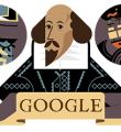 莎士比亞逝世400週年 Google首頁紀念